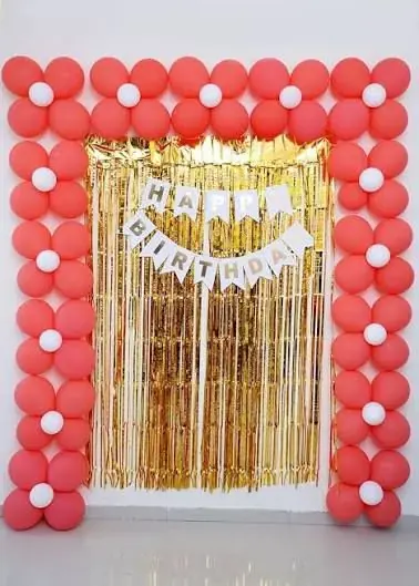 Birthday Arch Setup
