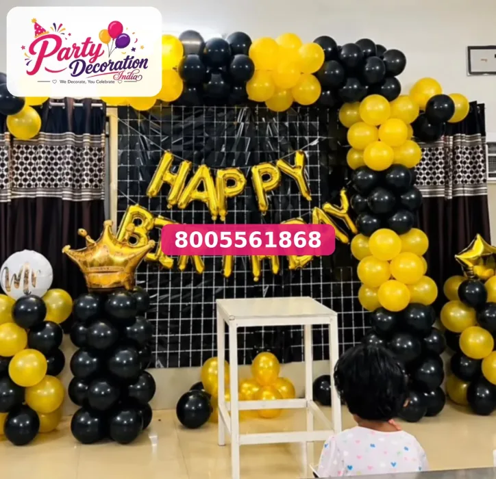 Balloon, Birthday, Anniversary & Baby Shower Decoration Near Me in Ghaziabad | Party Decoration India