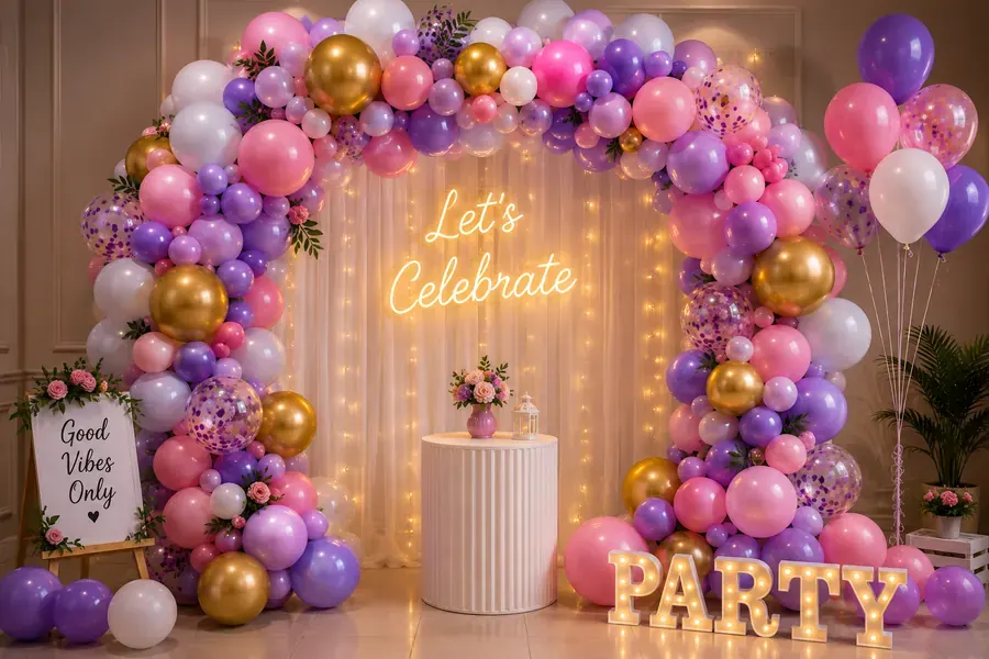 Balloon Decorations balloon decoration by Party Decoration India