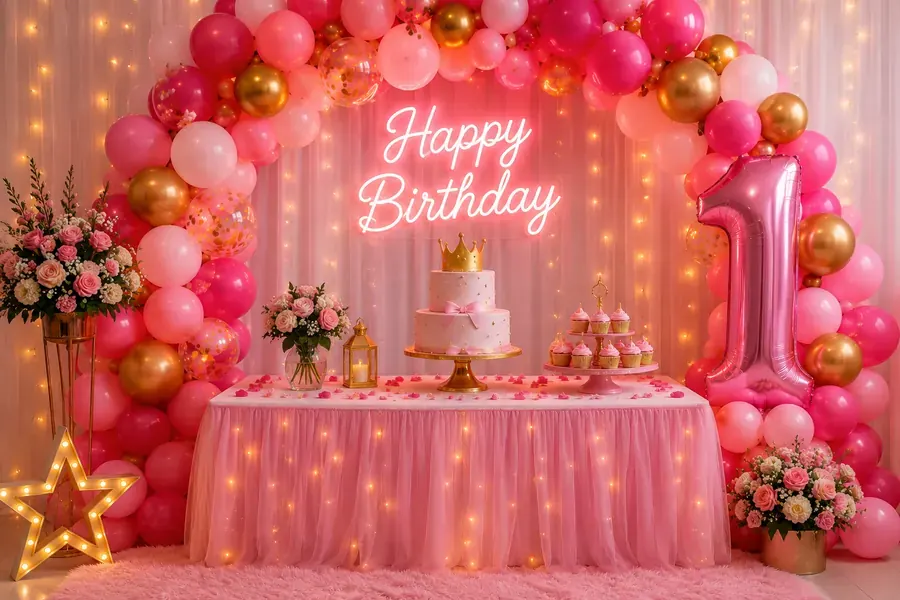 Birthday Decorations balloon decoration by Party Decoration India
