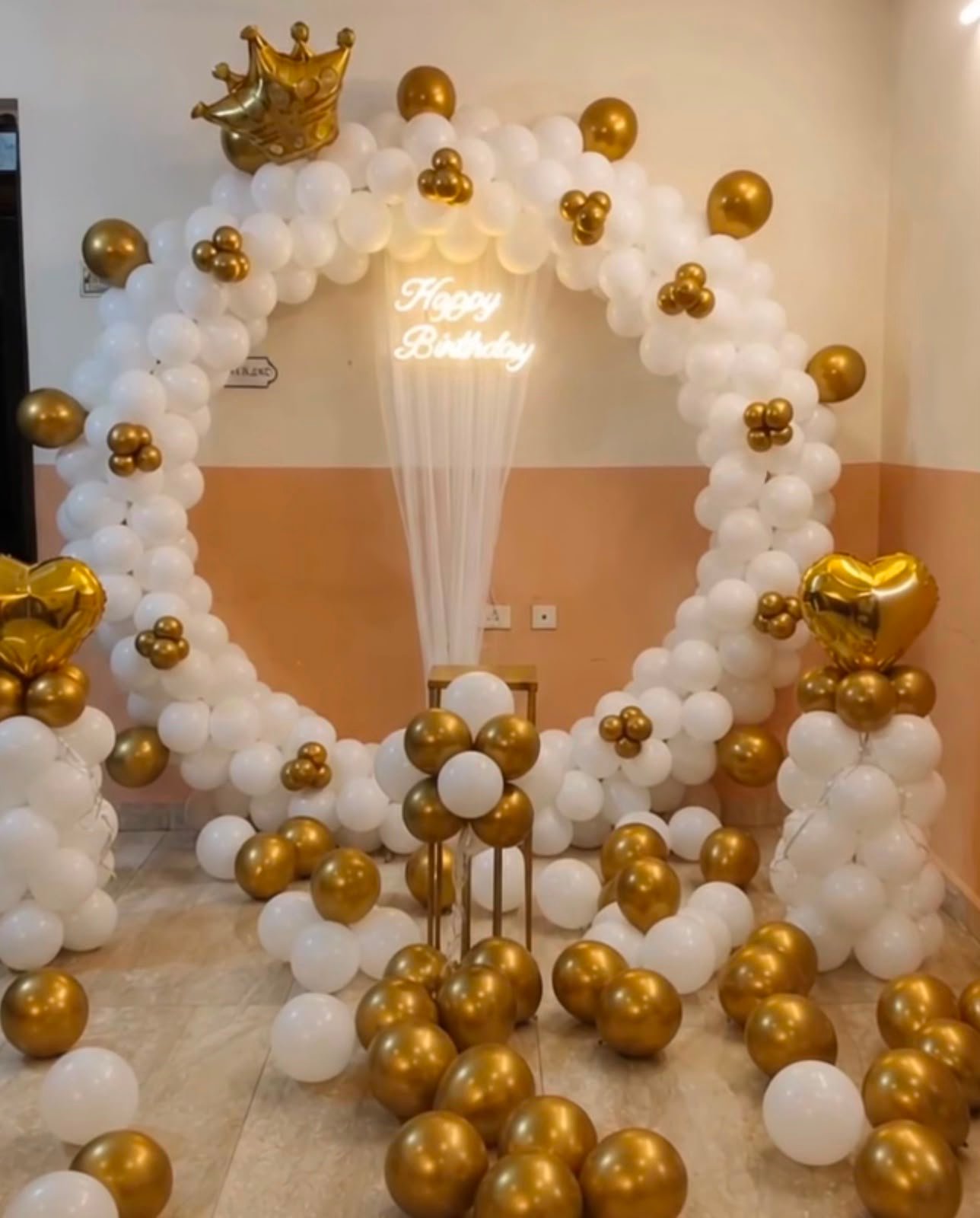 Wedding & Ring Ceremony balloon decoration by Party Decoration India